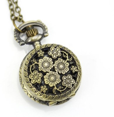 Picket Fence Flower PW031 Bronze Alloy Pocket Watch Chain   Watches  (Picket Fence)