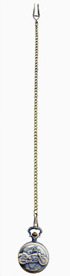 

Shopingfever Antique Style Stylish Bike SFPW000000127 Copper-Plated Metal Pocket Watch Chain