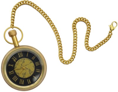 Shopingfever Antique Style Golden SF0000104 Brass-Plated Brass Pocket Watch Chain   Watches  (Shopingfever)