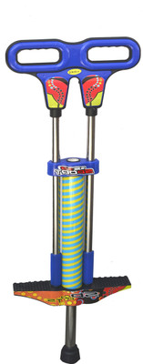 

Taaza Garam Kids Flexible Bouncy Jumping Metal - Gift Toy Pogo Stick