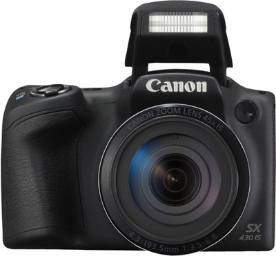 Canon PowerShot SX430 IS Point and Shoot Camera(Black 20 MP)   Camera  (Canon)