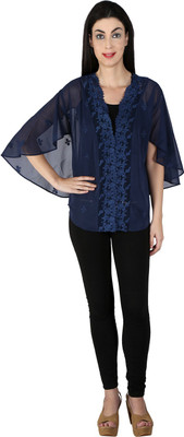 

Isadora Polyester Poncho, Blue