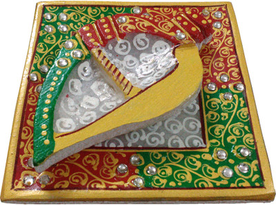 

Etsi Bitsi Multicolor Marble Chopra Plate Marble(2 Pieces, Multicolor)