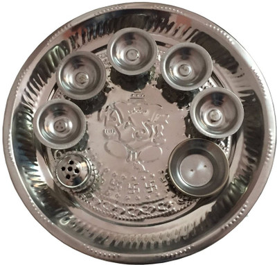 

Divine Temples Ganesha (23 Cms) Steel(Steel)