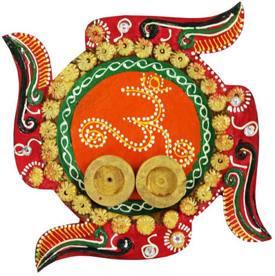 

Craft Junction Papier-Mache Elegant Multiutility Wooden(3 Pieces, Multicolor)