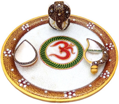 

Chitra Handicraft marble ganesh Marble(1 Pieces, Multicolor)