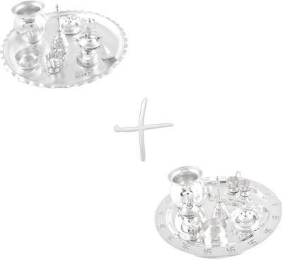 

G S Museum Silver Plated(16 Pieces, Silver)
