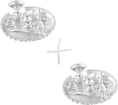 

G S Museum Silver Plated(16 Pieces, Silver)