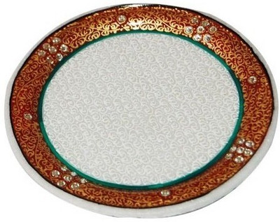 

Shreeng Puja Marble Thali Marble(1 Pieces, Multicolor)