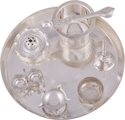 

Raj Laxmi Silver Plated(1 Pieces, Silver)
