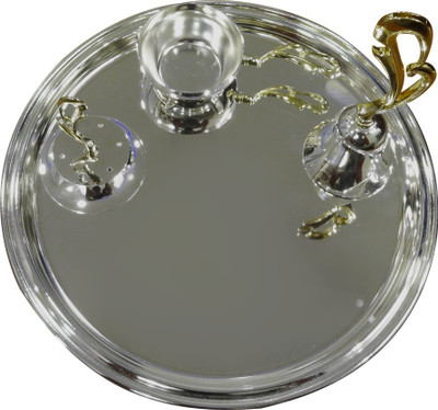 

The Divine Luxury Silver Plated(4 Pieces, Silver)