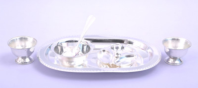 

Ojas Mini Silver Plated(6 Pieces, Silver)