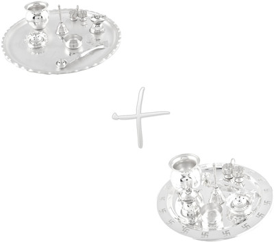 

G S Museum Silver Plated(16 Pieces, Silver)