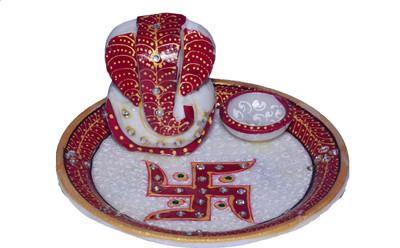 70% OFF on Vaah Plate with Ganesha & Diya Marble Pooja & Thali Set(3 Pieces, Multicolor) 70% OFF on Vaah Plate with Ganesha & Diya Marble Pooja & Thali Set(3 Pieces, Multicolor)