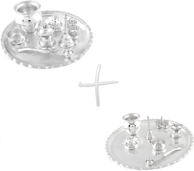 

G S Museum Silver Plated(16 Pieces, Silver)