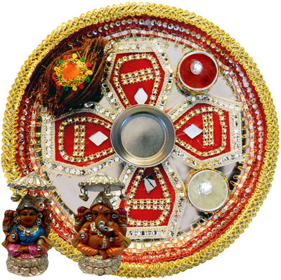 

Anant Ganesha's Blessings Stainless Steel(8 Pieces, Multicolor)