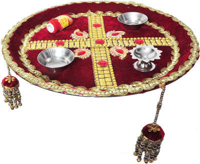 

Shadi Bazaar Stainless Steel(1 Pieces, Maroon)
