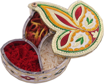 

G S Museum Wooden Decorative Platter(Multicolor)