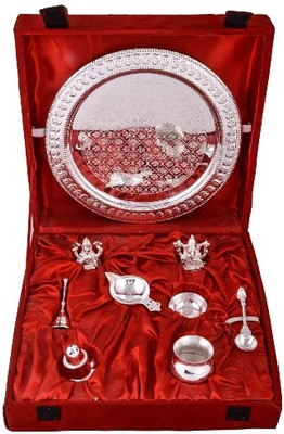 

Raj Laxmi Silver Plated(1 Pieces, Silver)