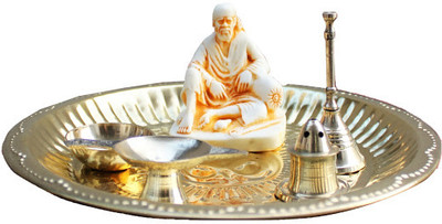 9% OFF on Dekor World Sai Brass(6 Pieces, Gold) 9% OFF on Dekor World Sai Brass(6 Pieces, Gold)