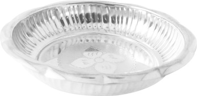 JPearls Silver Pooja & Thali Set(1 Pieces, Silver) JPearls Silver Pooja & Thali Set(1 Pieces, Silver)