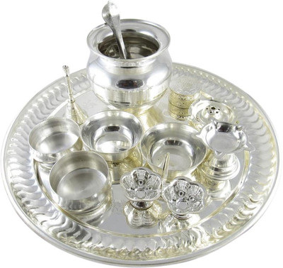 

GoldGiftIdeas 12 Inch Ultra Premium Silver Plated(12 Pieces, Silver)