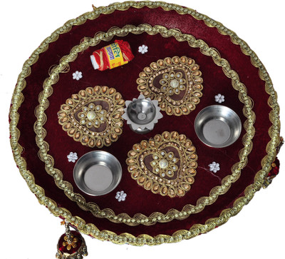 

Shadi Bazaar Stainless Steel(1 Pieces, Maroon)