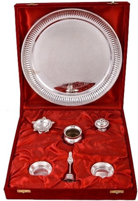 

Raj Laxmi Silver Plated(1 Pieces, Silver)