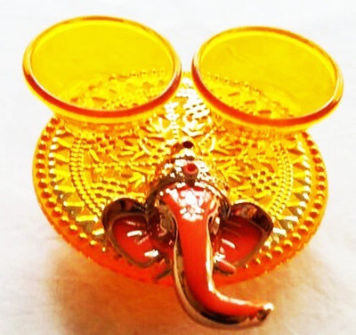 Ira Creations Plastic Pooja & Thali Set(Yellow) available at flipkart for Rs.149