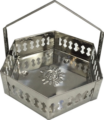 Spangle Stainless Steel Pooja & Thali Set(1 Pieces, Steel) available at flipkart for Rs.157
