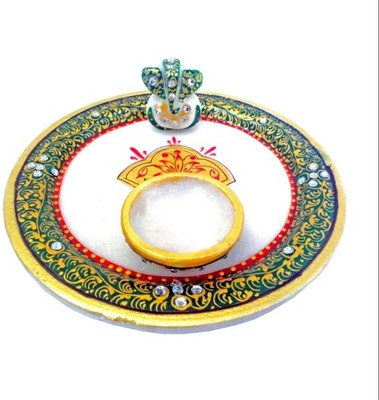 

Chitra Handicraft Marble Pooja Thali Marble(1 Pieces, Green)