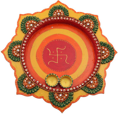 

JaipurCrafts Decorative Kundan Studded Star Wooden(1 Pieces, Multicolor)