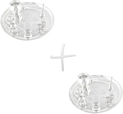 

G S Museum Silver Plated(16 Pieces, Silver)