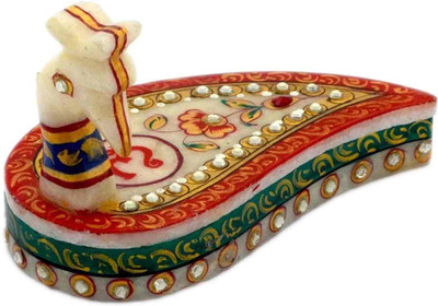 Advance Hotline Handicrafts Handmade Products Marble Pooja & Thali Set(1 Pieces, Multicolor) available at flipkart for Rs.398