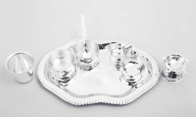 

Ojas Mini Silver Plated(7 Pieces, Silver)