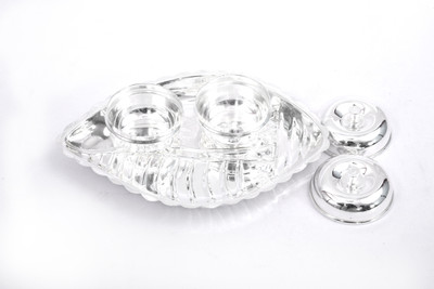 

Ojas Kumkum Silver Plated(3 Pieces, Silver)