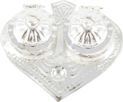 

GoldGiftIdeas Pan Shape Kankavati Silver Plated(1 Pieces, Silver)