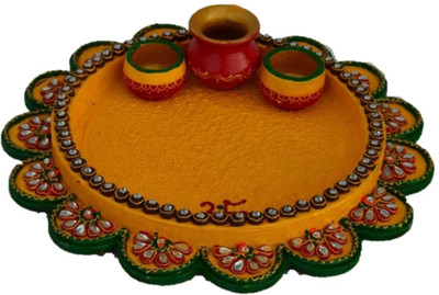 

JaipurCrafts Traditional With Kalash Wooden, Ceramic(1 Pieces, Multicolor)
