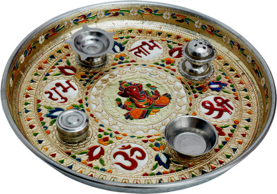 

Sai Decor Designer Minkari Heavy 11 Inch Stainless Steel(5 Pieces, Multicolor)