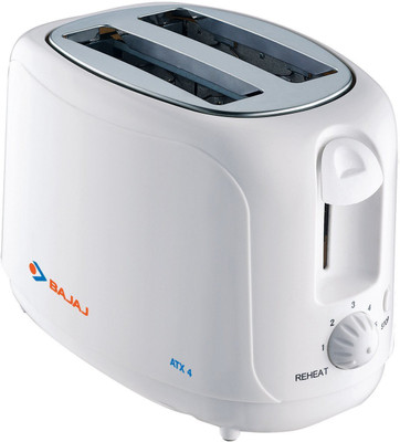 Bajaj ATX 4 750 W Pop Up Toaster(Silver)
