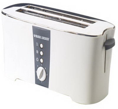 

Black & Decker ET124 1350 W Pop Up Toaster(White)