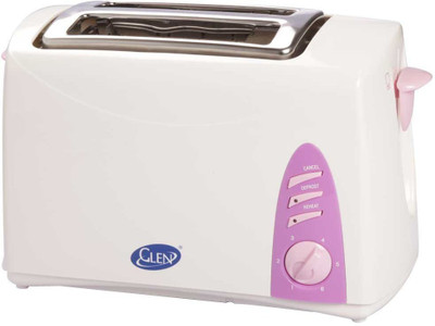 

GLEN SA-3013 700 Pop Up Toaster(White, Pink)