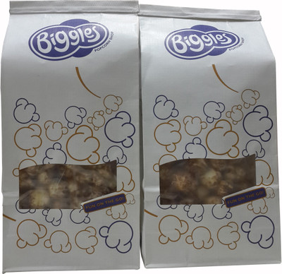 

Biggles Caramel Medium Pack Caramel Popcorn(300 g, Pack of 2)