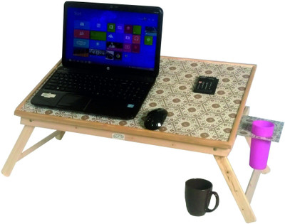 

Ekta Product Solid Wood Portable Laptop Table(Finish Color - Light Oak)
