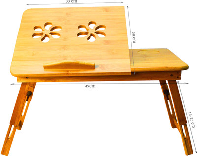 

Styler Solid Wood Portable Laptop Table(Finish Color - Walnut Brown)