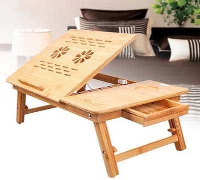 

Elite Mkt Metal Portable Laptop Table(Finish Color - Brown)