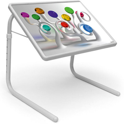 

Shopper52 Plastic Portable Laptop Table(Finish Color - White)