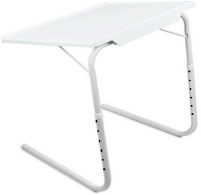 

Frazzer Plastic Portable Laptop Table(Finish Color - White)