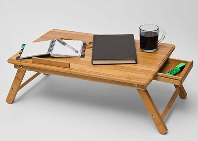 

Elite Mkt Solid Wood Portable Laptop Table(Finish Color - Brown)