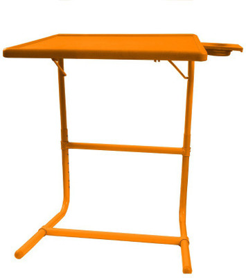 

Tablemate Orange Platinum Tablemate With Double Foot Rest Adjustable Folding Study Cupholder Kids Reading Breakfast Plastic Portable Laptop Table(Finish Color - Orange)